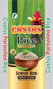 Costus Parboiled Rice 25KG (Minimum 150 Bags)